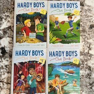 Hardy Boys - Clue Books #1-4 Set